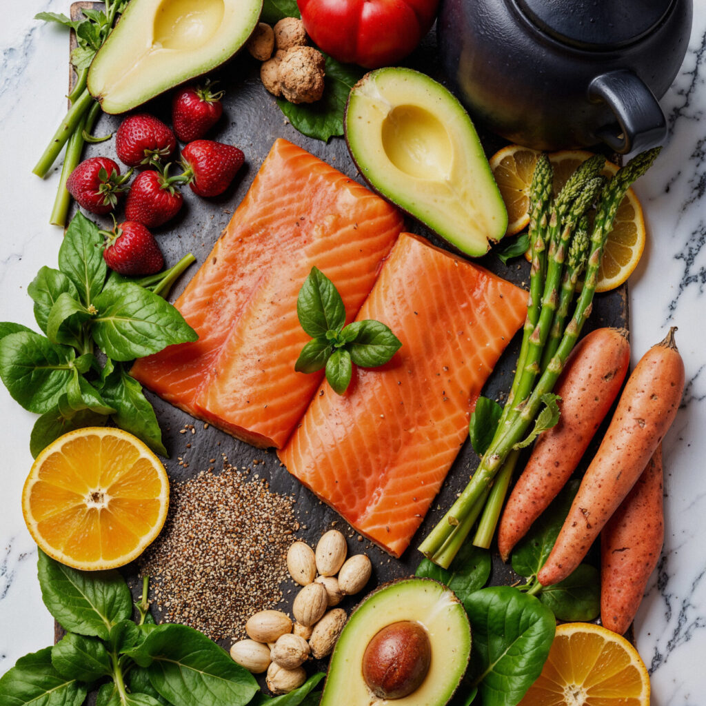 healthy food platter